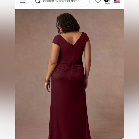 Red bridesmaid dress—AZAZIE DRESS - Picture 3 of 11